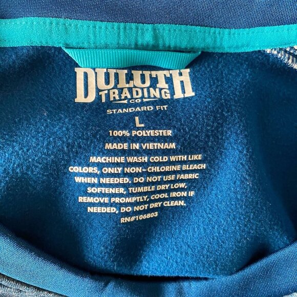 Duluth Trading Boundary Layer Size L Fleece Crewneck Sweatshirt Standard Fit - Picture 6 of 6